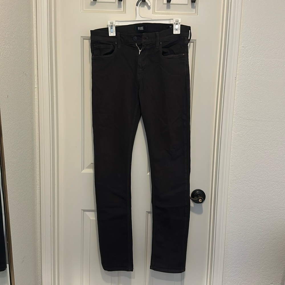 Men’s dark gray PAIGE jeans, Lennox size 31